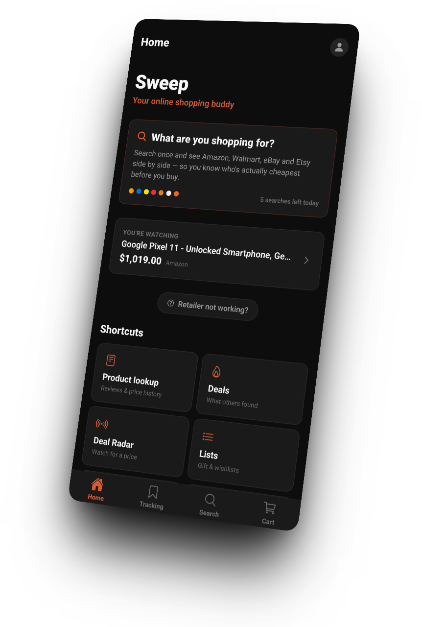 I'm 16 and I just shipped my first real app: a price tracker that tells you when a "sale" isn't actu